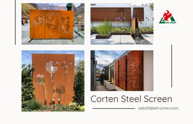 Custom Corten Screen Panel